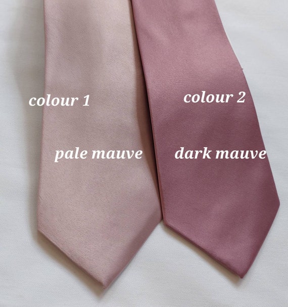 mauve ties