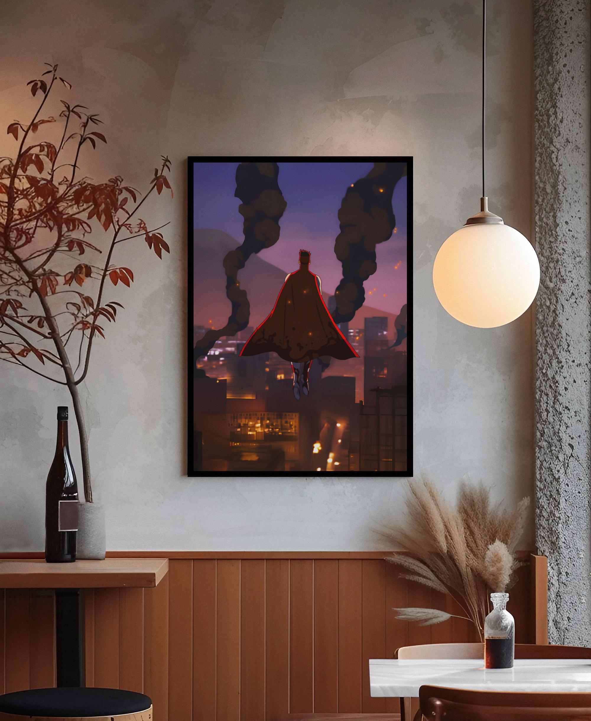 Omni-mark Poster | Invincible Fan Art Wall Decor | Superhero Digital ...