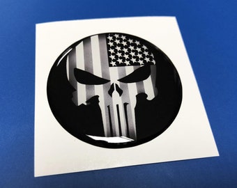 Us Flag Police Fuel Door Insert Emblem Domed Decal For Etsy