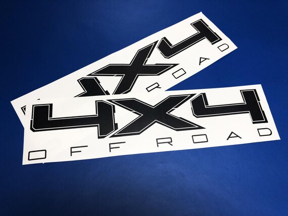 Ford F150 4x4 Lettering Vinyl Decals Stickers Truck Bed Sides Set of 2 pair