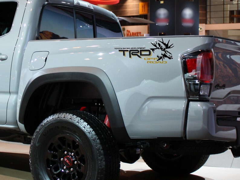 TOYOTA TACOMA TRD SPORT BED DECAL STICKER TUNDRA TRUCK BULL ELK 4X4 OFF ROAD