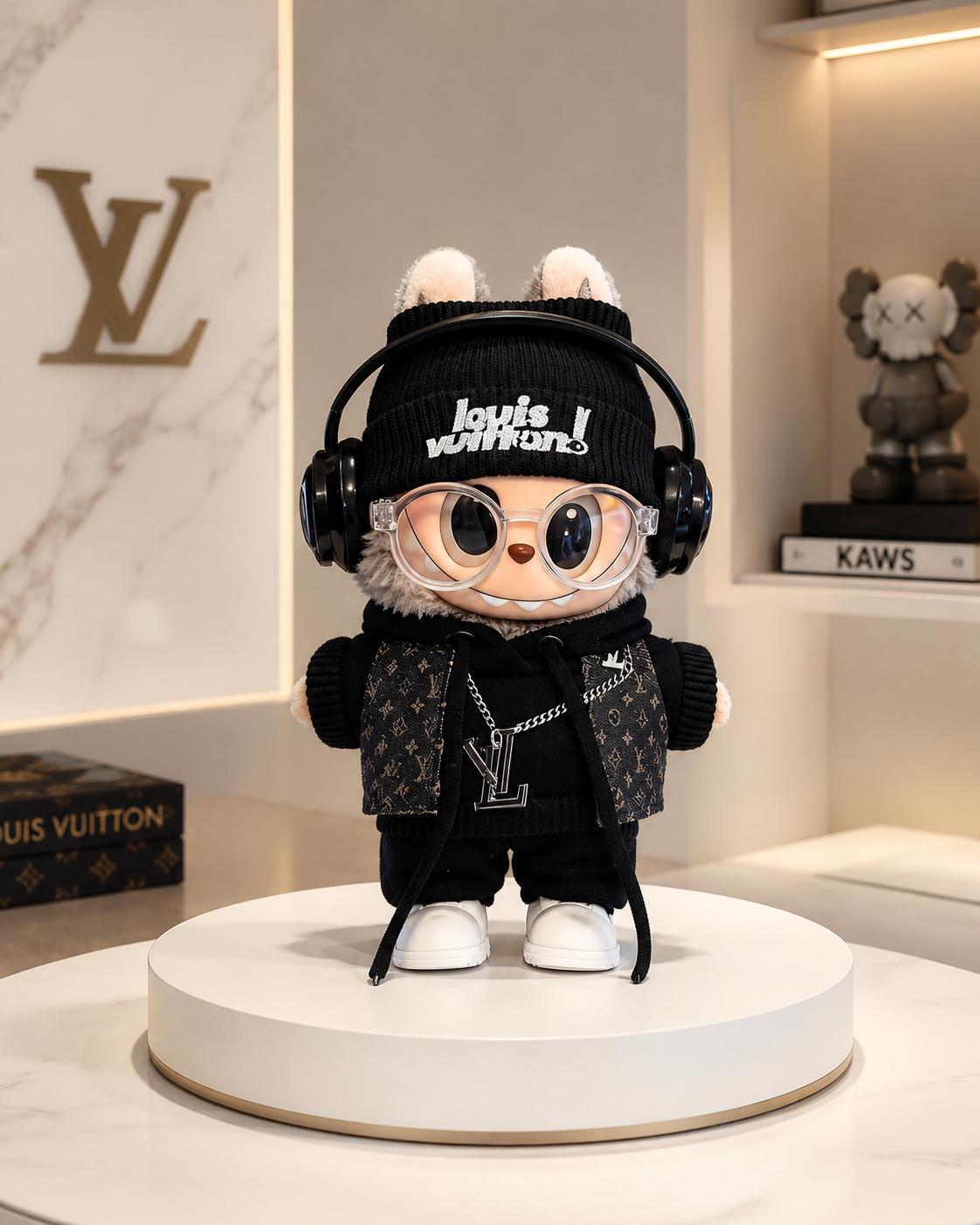 POP MART Hirono Bear Vinyl Plush Doll Pop d'Action Figurines Anime de Jouet Figure à Collectionner Cadeaux Créatifs 1PC
