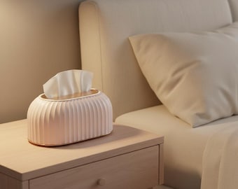 Hoes tissuedoos, moderne luxe tissuedooshouder, decoratieve plastic rechthoekige tissuebox voor badkamer thuiskantoorinrichting