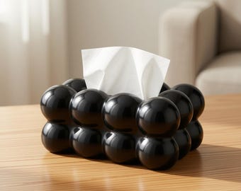 Housse de boîte de mouchoirs en papier nuage, Support pour boîte de mouchoirs en papier à bulles, Porte-mouchoirs en plastique moderne, Boîte de serviettes décorative pour salle de bain, décoration de bureau