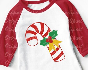 Noël canne en bonbon SVG, fichiers de coupe Cricut (téléchargement numérique)