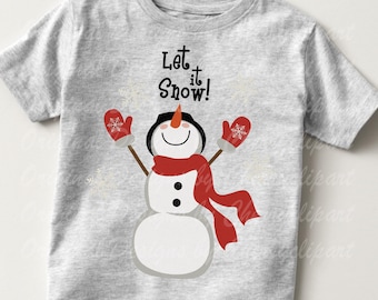 Snowman PNG SVG: Winter Clipart (Digital Download)