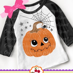 Halloween Pumpkin svg,Pumpkin with spider web Silhouette & Cricut Cut Files, Pumpkin Clip art, T-shirt iron on, Transfer printing DIGIHL91