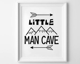 Little Man Cave Svg Etsy