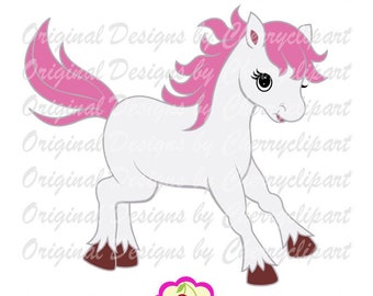 Pony Clip Art Digital Download | SVG & PNG for Cricut | Animal Silhouette Design