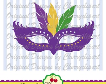 Mardi Gras Mask Svg Etsy