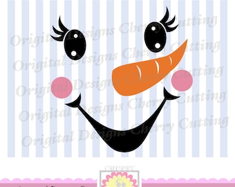 Snowman Svg Etsy