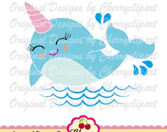 Download Narwhal Birthday Svg Etsy