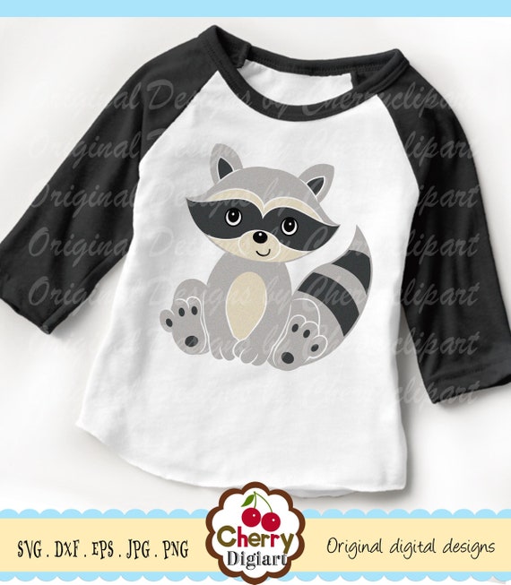 Download Svg Dxf Raccoon Baby Raccoon Svg Jungle Animal Svg Etsy