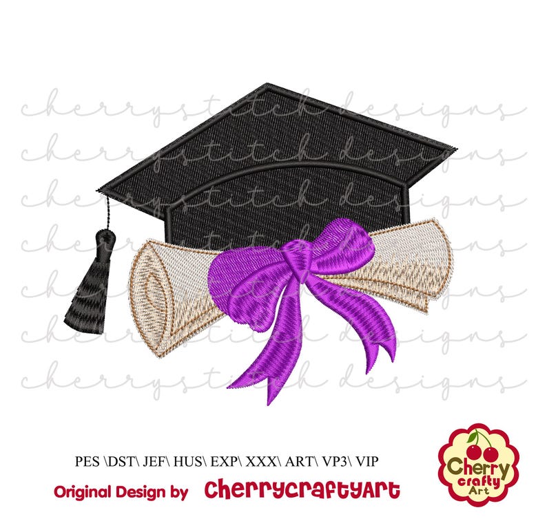 Graduation Thread Graduation Cap & Diploma Embroidery Design for Party Decor and Gifts - Etsy