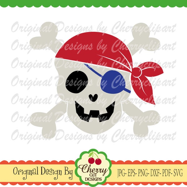 Halloween Pirate Skull, Halloween Skull svg Silhouette Cut Files, Cricut Cut Files, Skull clip art, T-Shirt, Iron on, Transfer DIGIHL59