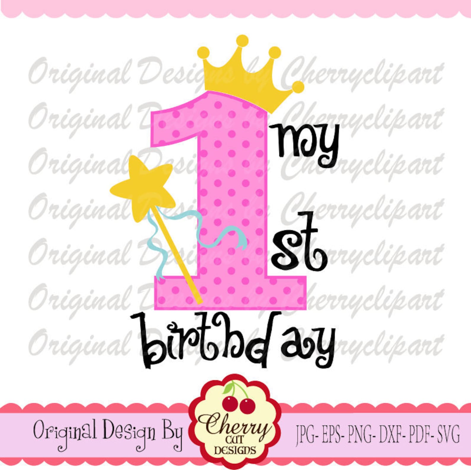 Number 1 Birthday SVG