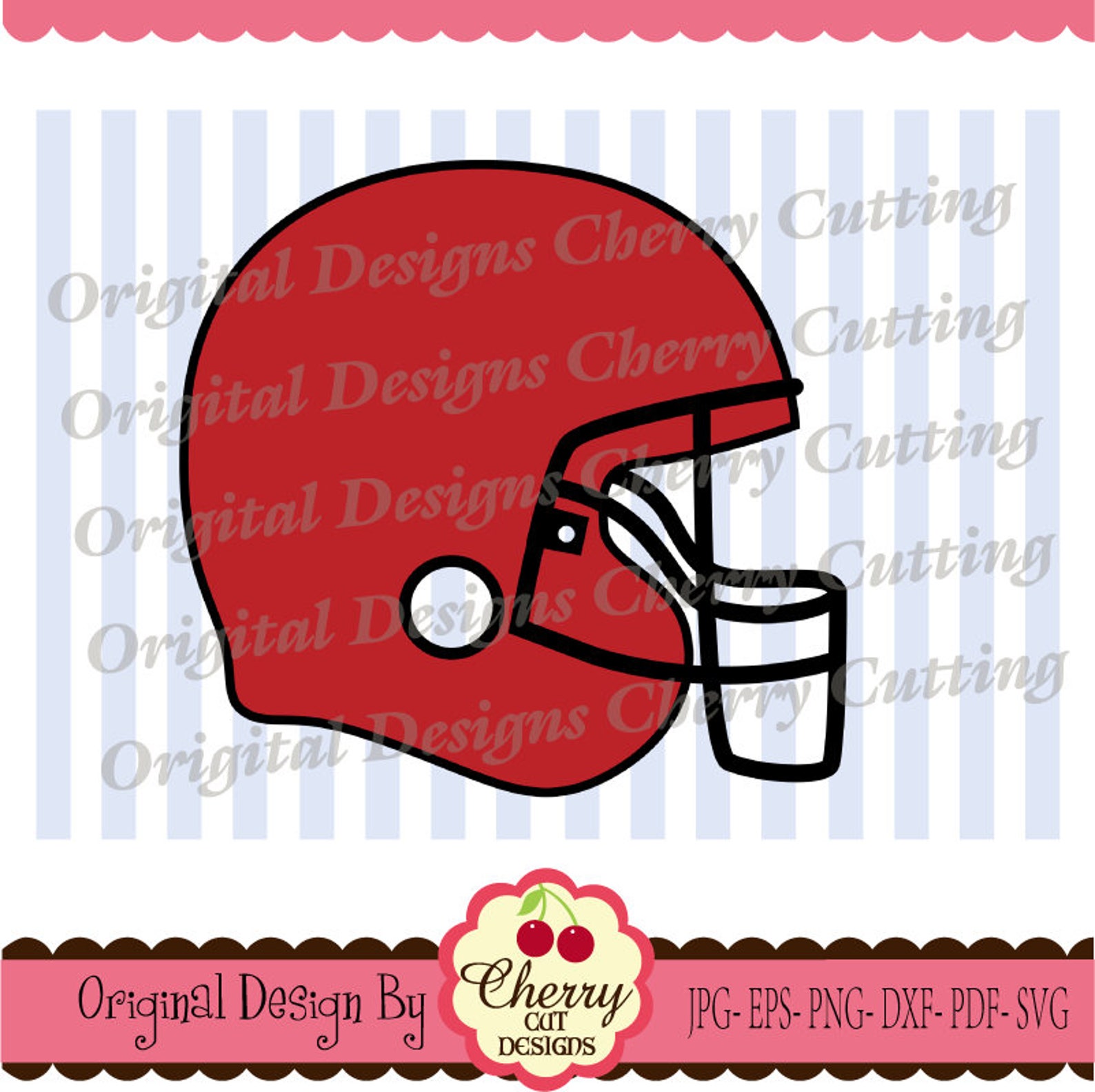 Football Helmet Sports Svg Dxf Eps Silhouette & Cricut Cut Etsy