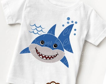Daddy Shark PNG SVG: Father's Day Sublimation Art Design (Digital Download)