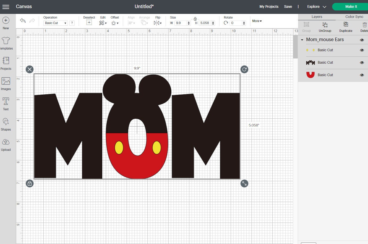 MOM and DAD Svg Mother's Day and Father's Day Mickey | Etsy