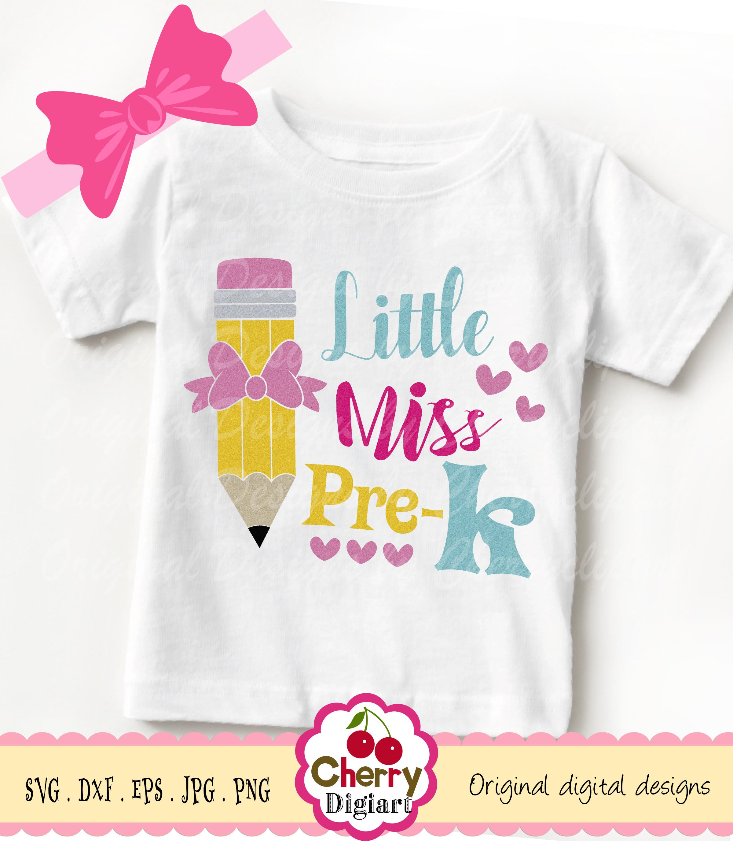 Little Miss Valentine T Shirt Iron on Transfer Decal #1