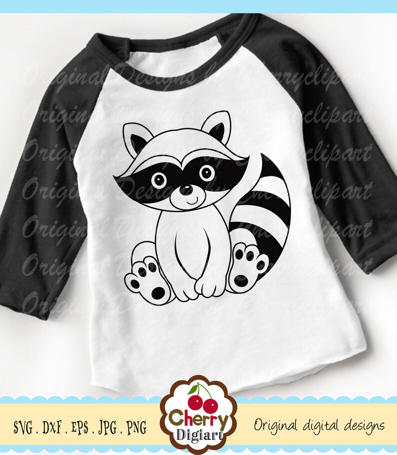 Download SVG DXF Raccoon Baby Raccoon SVG Jungle Animal svg | Etsy