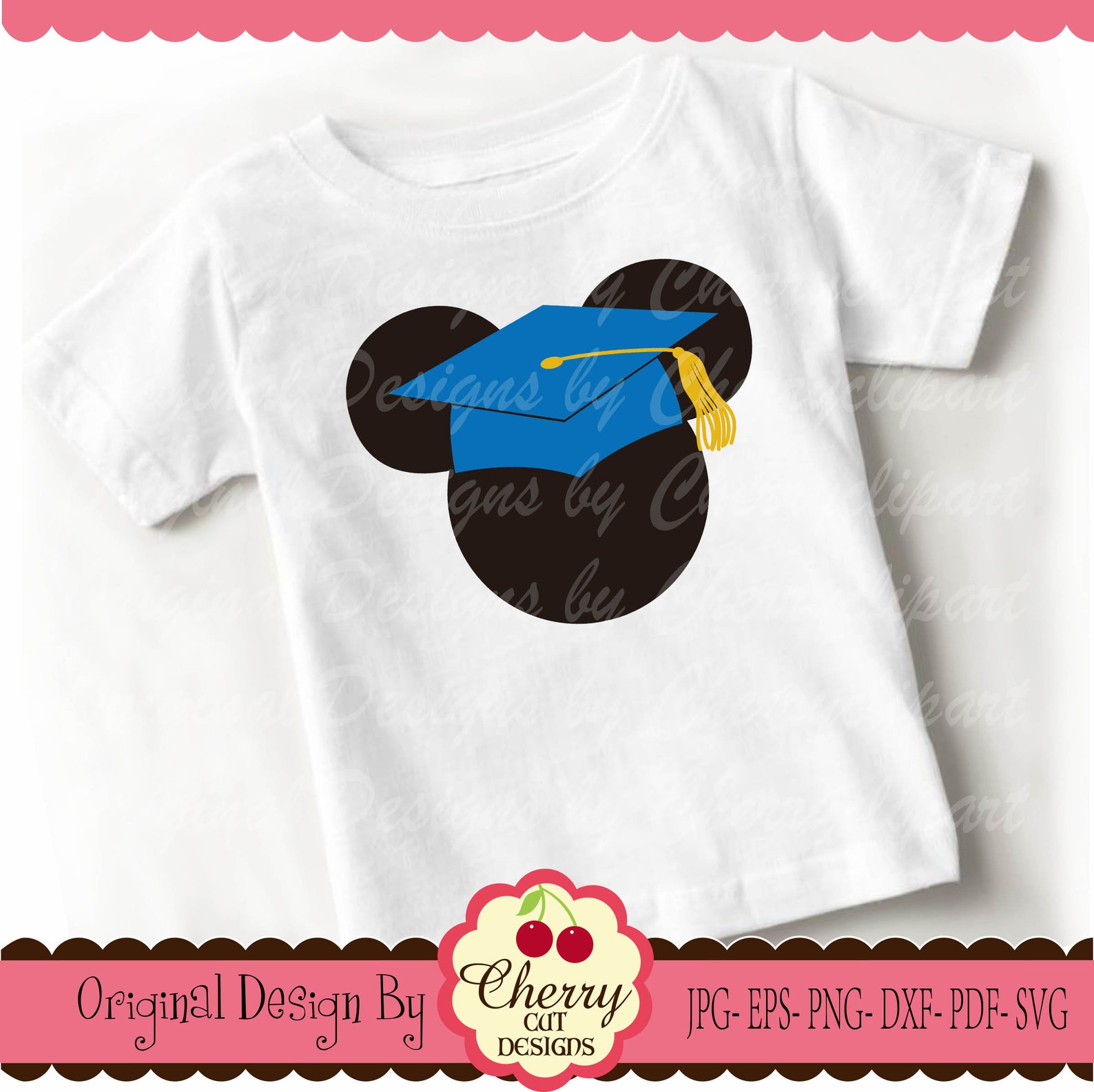 Download Graduation caps Mickey SVG DXF Graduation Mickey svg | Etsy