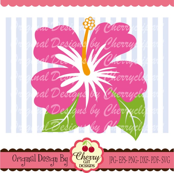 Download Hibiscus Flower Svg Dxf Flower Svg Summer Flower Svg Etsy