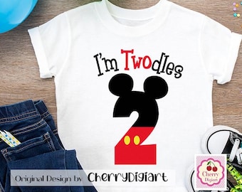 2nd Birthday SVG for T-Shirt and Iron On - Fun Birthday Number 2 Design
