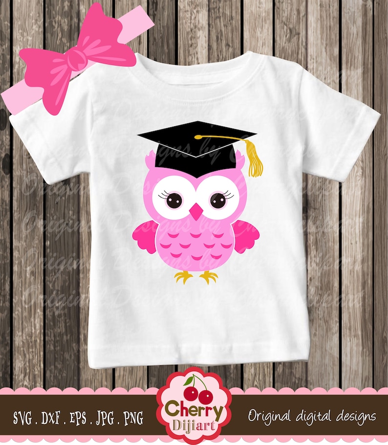 Download Graduation owl SVG DXF Graduation cap svg Silhouette ...