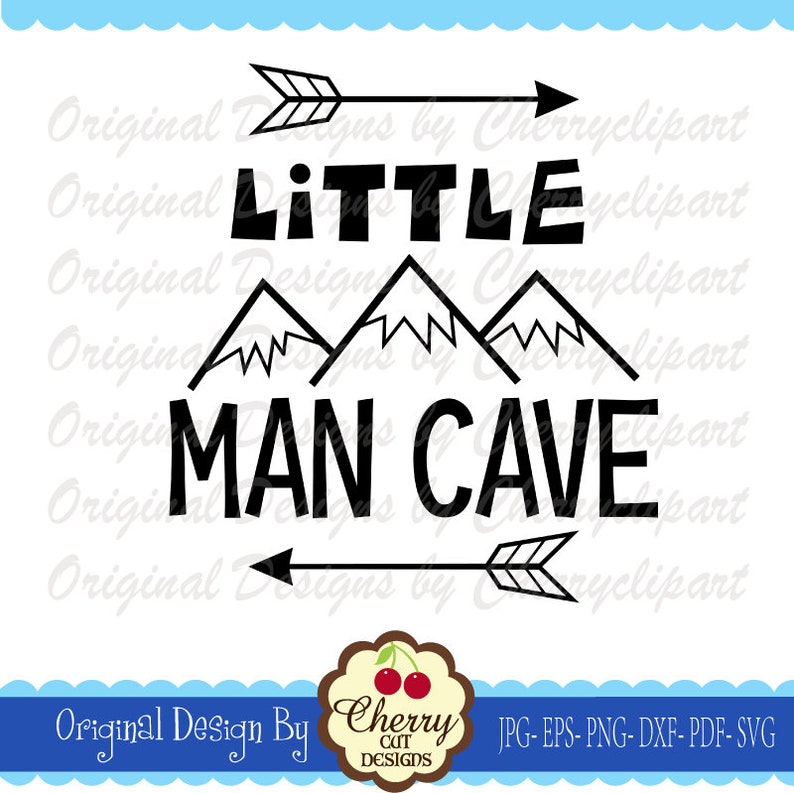 Download Little man cave svg Silhouette & Cricut Cut Files for ...