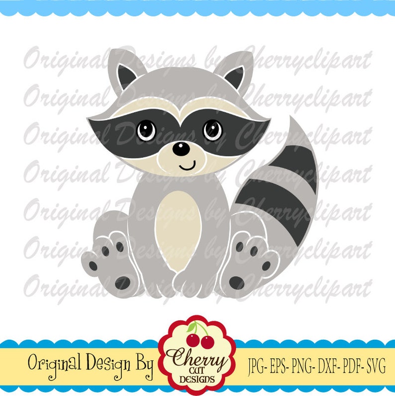 Download SVG DXF Raccoon Baby Raccoon SVG Jungle Animal svg | Etsy