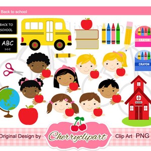 Back to School png files -for paper crafts, card making, scrapbooking,embroidery design