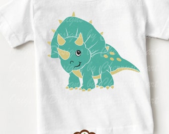 Triceratops Dinosaur SVG: Prehistoric Animal Silhouette (Digital Download)