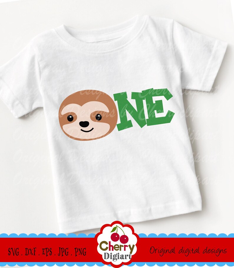 Download Sloth svg Sloth baby boy One svg Birthday One svg ...