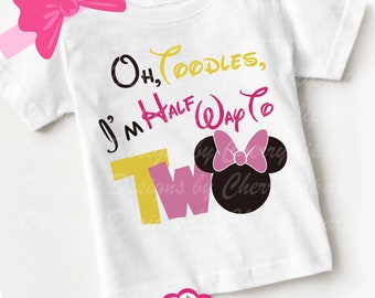 Minnie Mouse Two SVG: Birthday Girl Cut File (Digital Download)