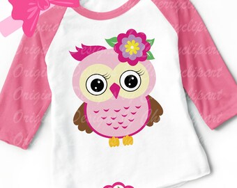 Owl svg dxf, Owl with flower svg Silhouette & Cricut Cut design, Owl Printables, Owl Clip art, T-shirt iron on AN75