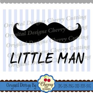Little Man Svg png Silhouette and Cricut Cut Files BYSVG1