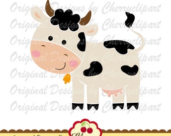 Cow SVG png: Farm Animal Sublimation Art Design (Digital Download)