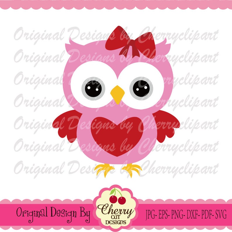 Download Owl svg Valentine's Day Sweet Owl svg Silhouette & Circut ...