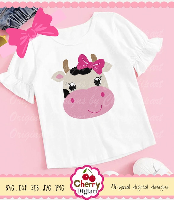 Free Free 141 Baby Cow Face Svg Cartoon Cow Svg SVG PNG EPS DXF File