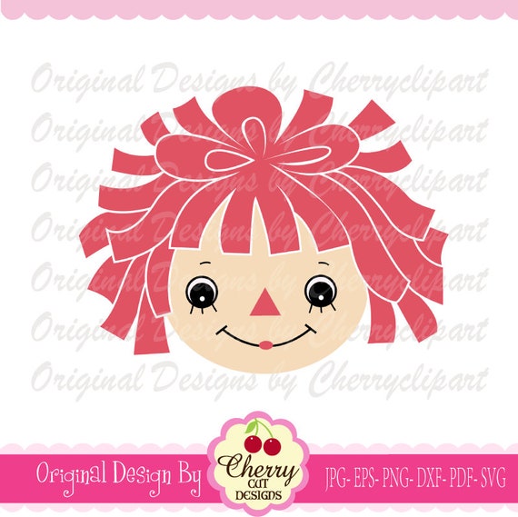 Download SVG DXF Vintage Raggedy Ann SVG Silhouette and Cricut Cut ...