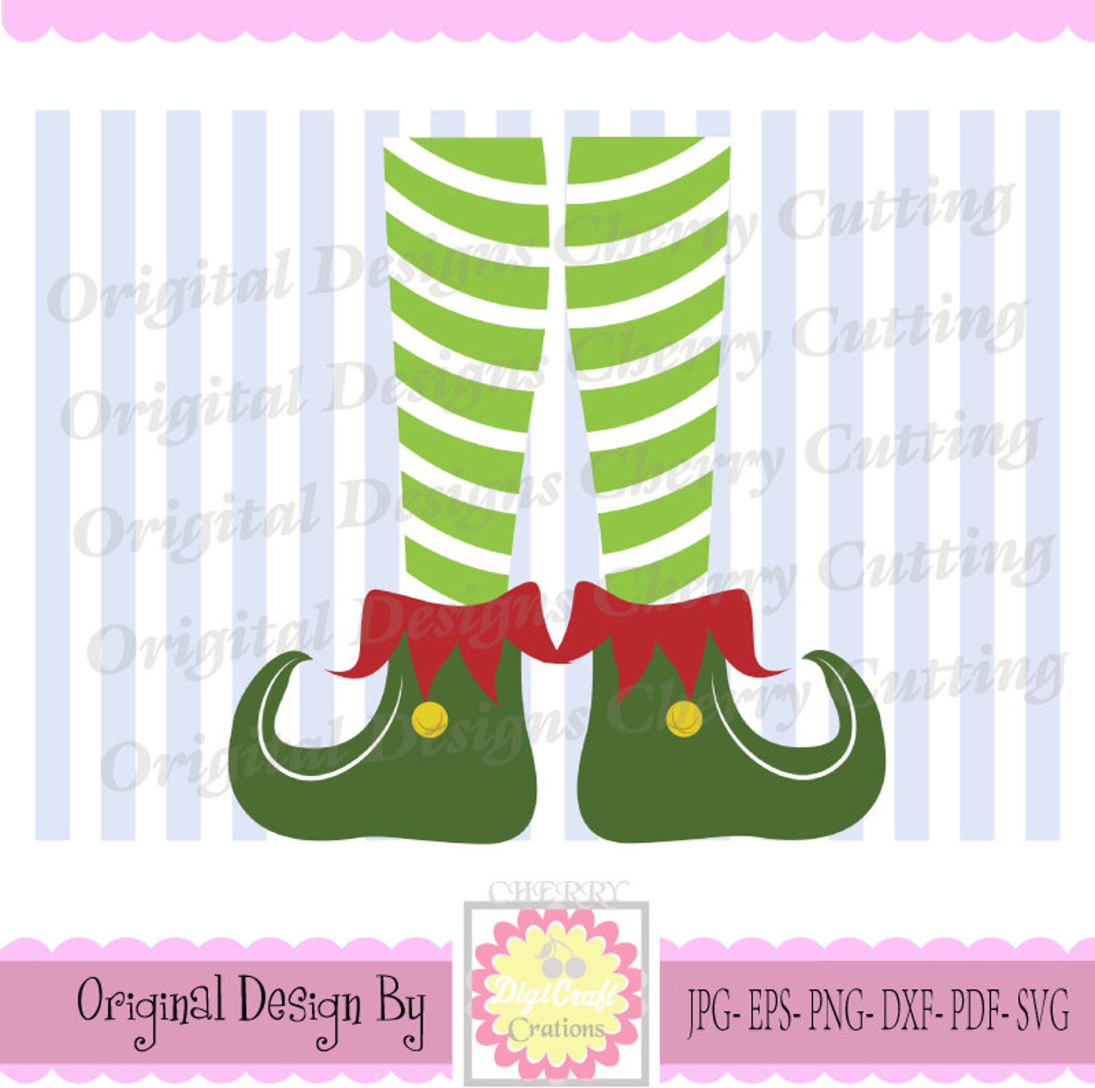 Elf Shoes Christmas Elf SVG Elf Feet Silhouette Cut Files - Etsy