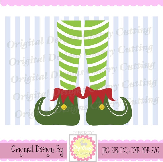 Download Free Elf Shoes Christmas Elf Svg Elf Feet Silhouette Cut Files Etsy SVG DXF Cut File