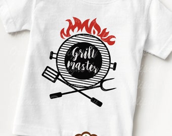 4th of July BBQ master svg, Grills master svg , Barbecue BBQ svg Silhouette & Cricut Cut Files,clip art,T-Shirt Iron on, Transfer JULY26