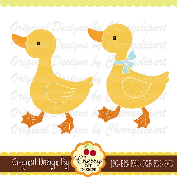Baby Goose SVG DXF: Farm Animal Silhouette Cut Files (Digital Download)