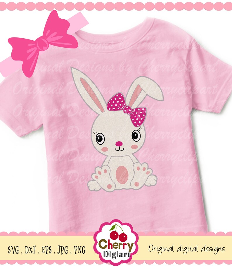Download SVGDxf Bunny Baby Buny girl svg Easter bunny SVG Dxf | Etsy