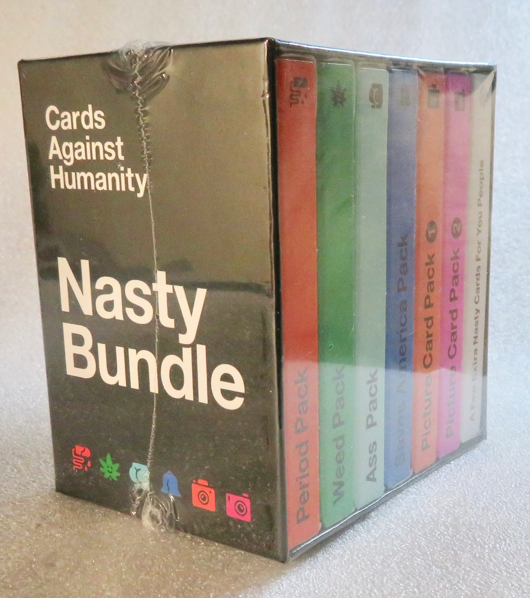 Nasty Bundle Cards Against Humanity Game 6 Themed Packs 10 New Cards Etsy