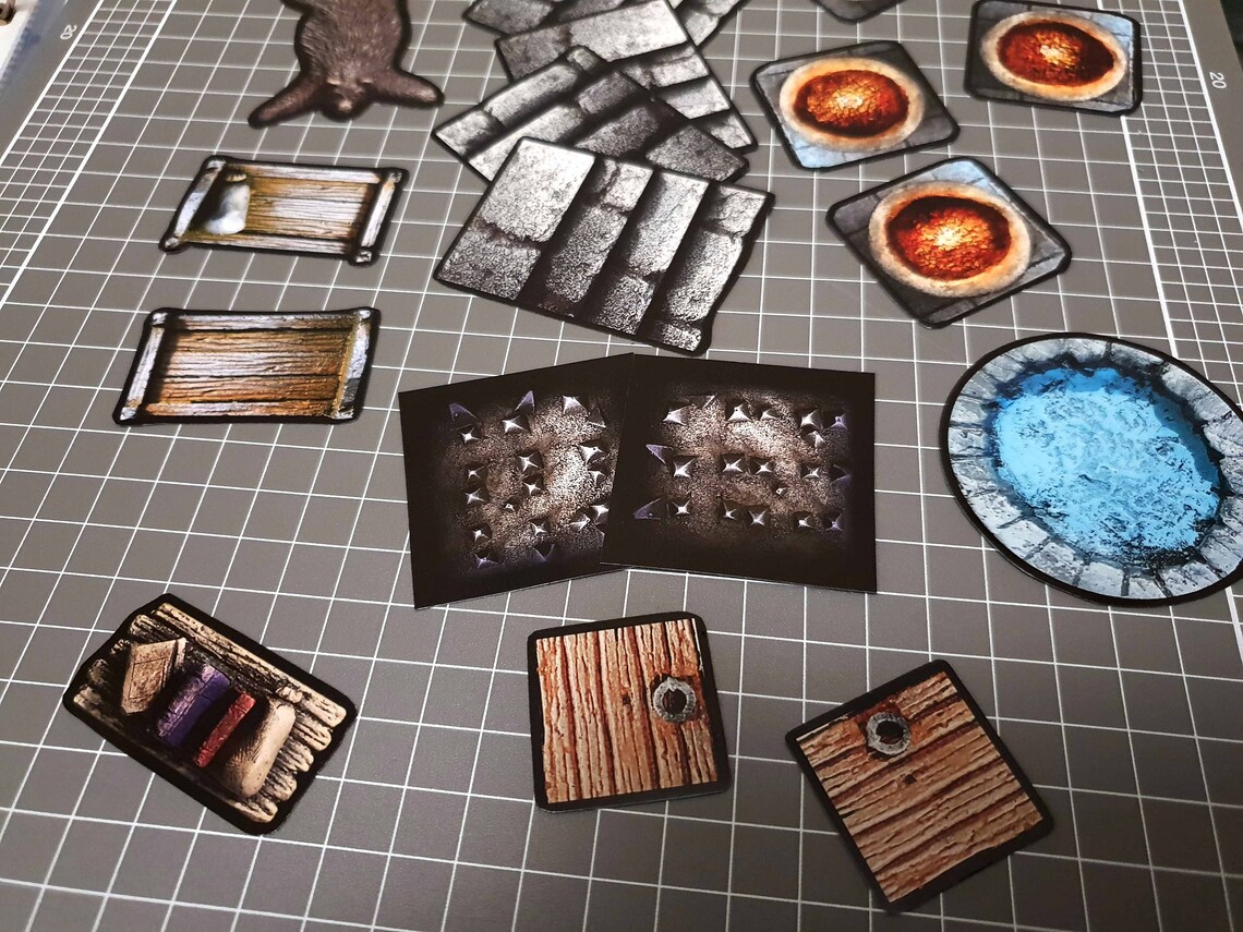 Dungeon Essentials Token Sheet DIGITAL DOWNLOAD Print and | Etsy