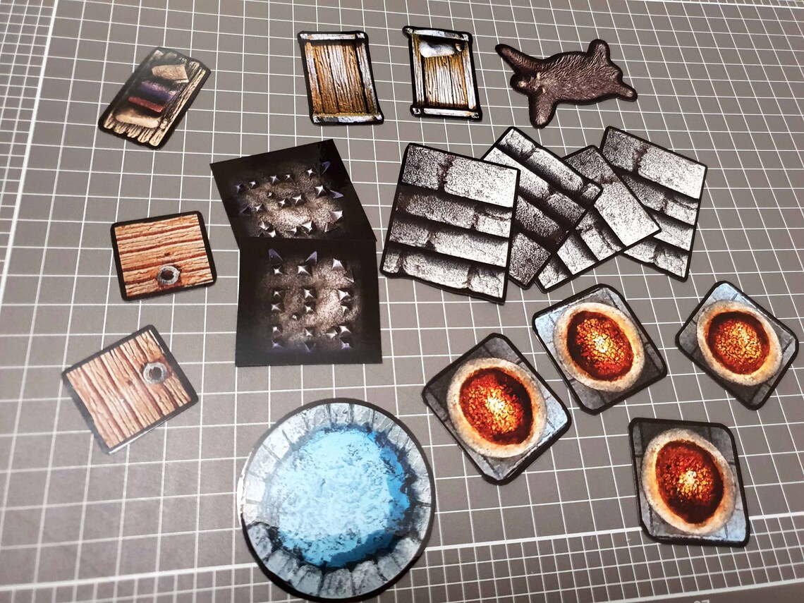 Dungeon Essentials Token Sheet DIGITAL DOWNLOAD Print and | Etsy