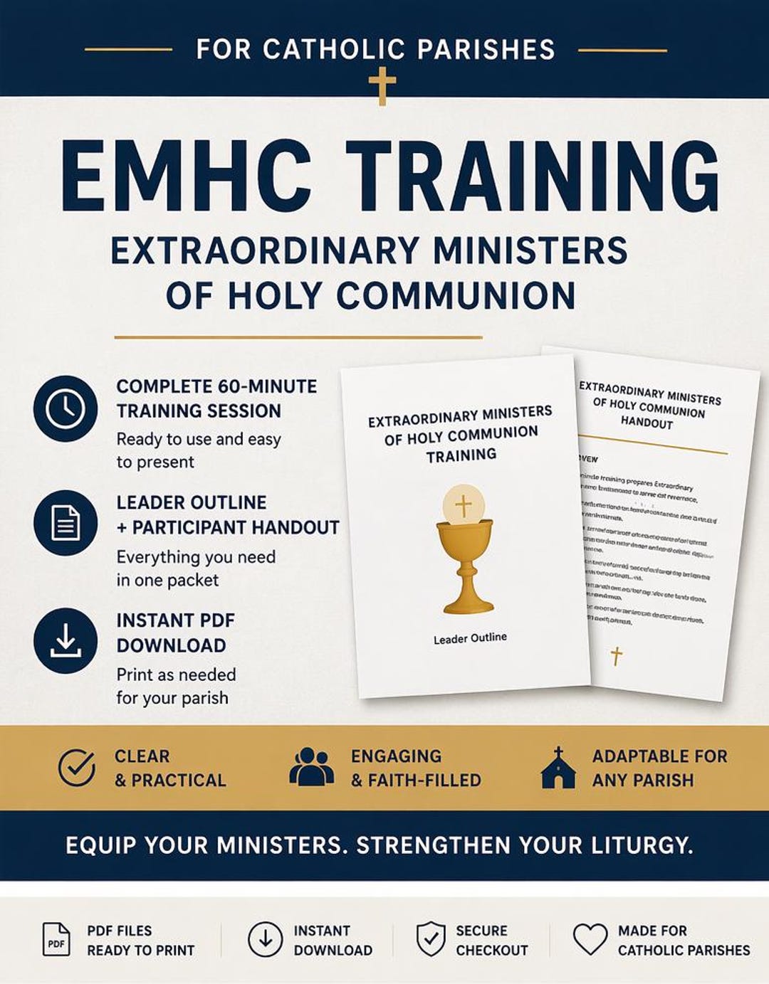 Communion Outline Example Catholic EMHC Training for Parishes | Extraordinary Minister of Holy ...
